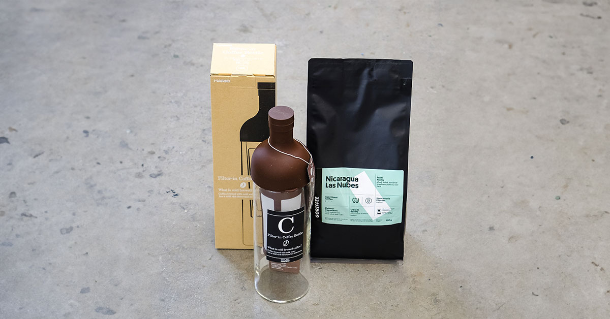 Vyhrajte Cold brew fľašu a 1kg kávy