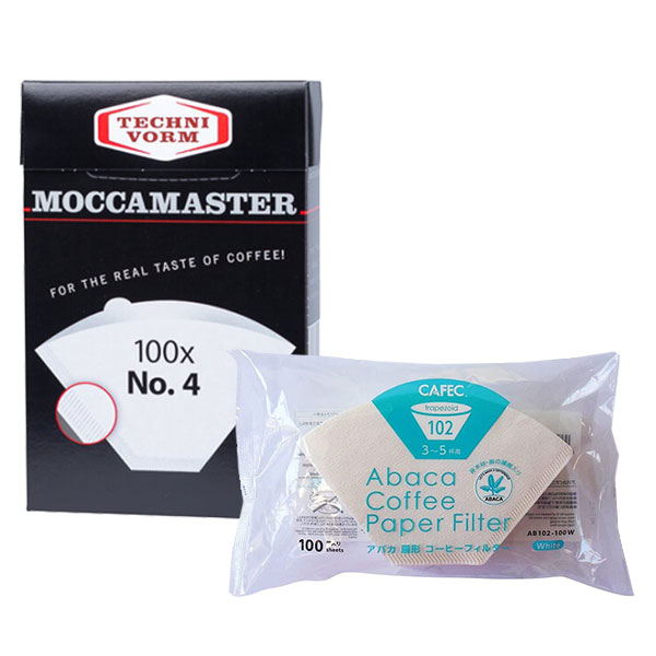Papierové filtre na Moccamaster