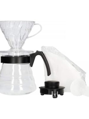Hario V60 set na prípravu filtrovanej kávy (dripper, karafa, filtre)