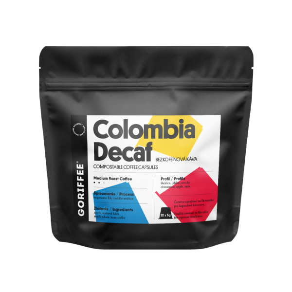 Colombia Decaf - kávové kapsule